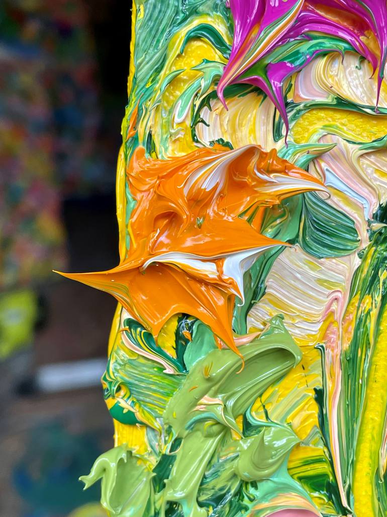 Original Abstract Expressionism Nature Painting by Jon Parlangeli