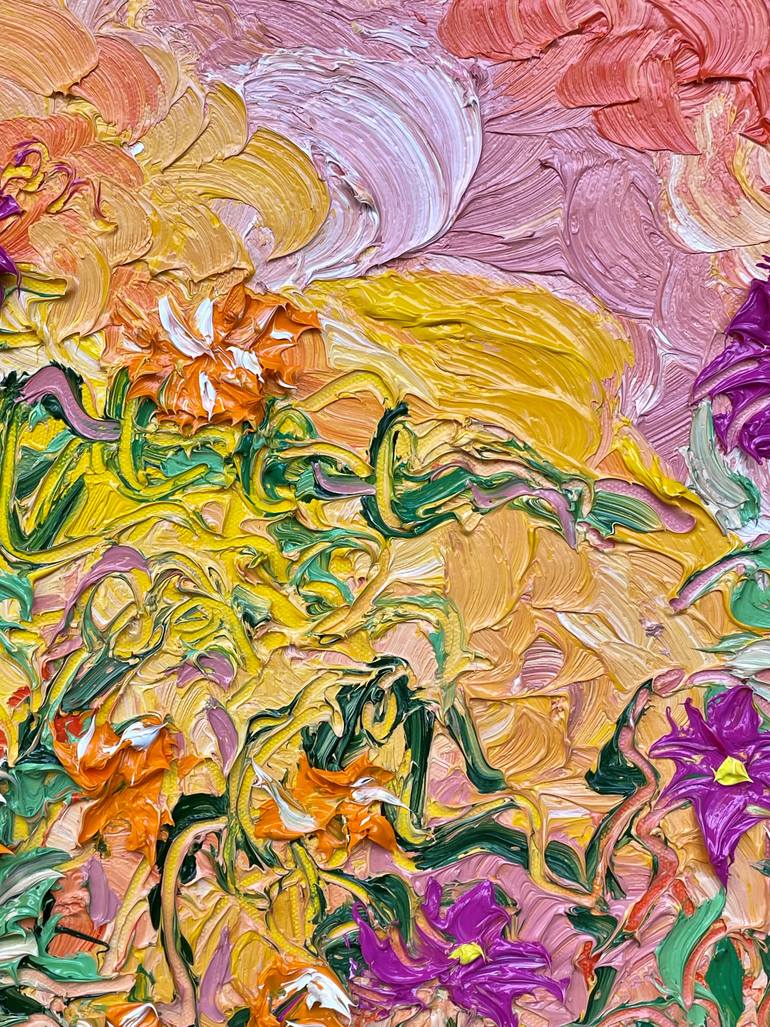 Original Abstract Expressionism Nature Painting by Jon Parlangeli