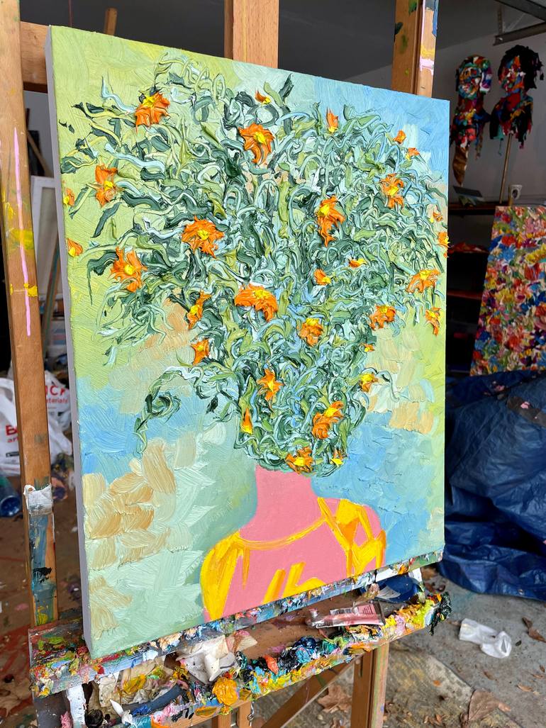 Original Expressionism People Painting by Jon Parlangeli