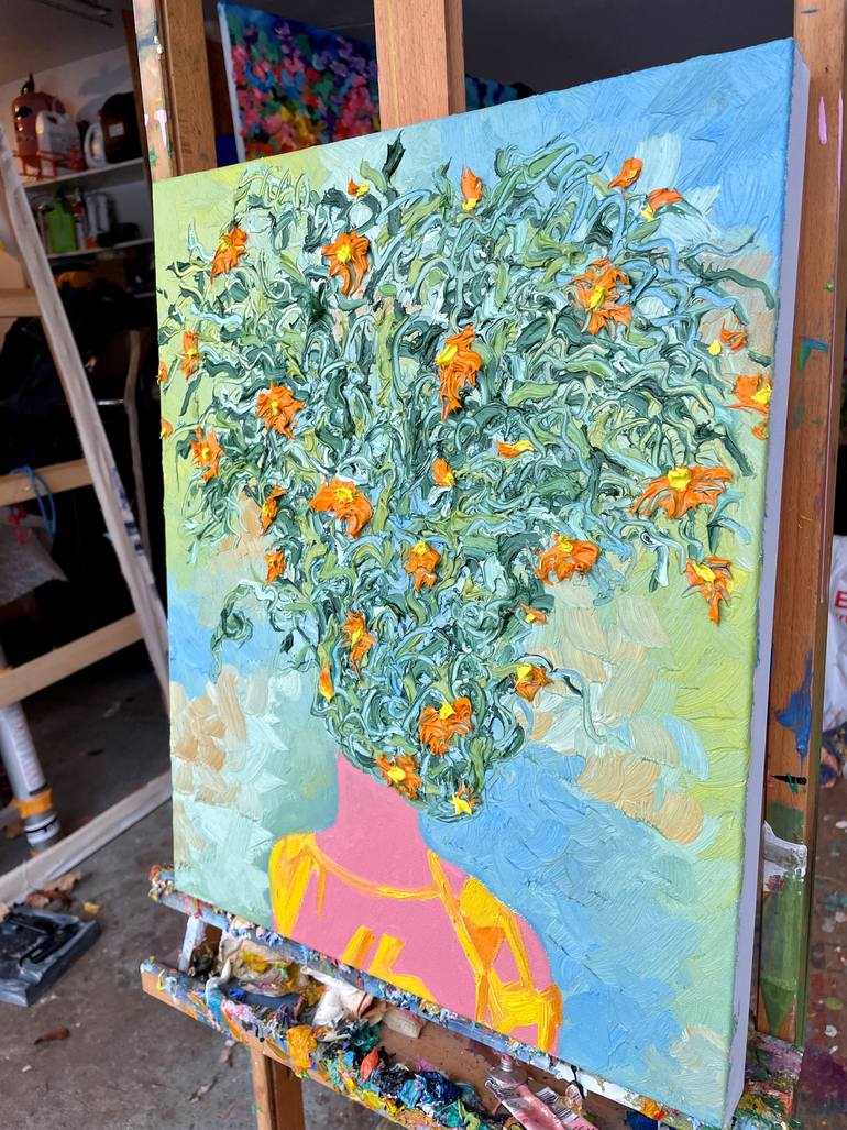 Original Expressionism People Painting by Jon Parlangeli