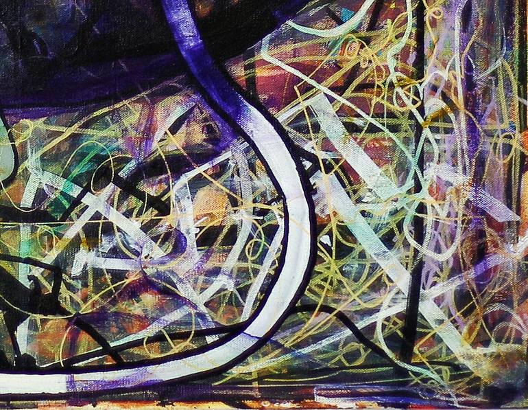 Original Abstract Expressionism Abstract Painting by Ron Wilde