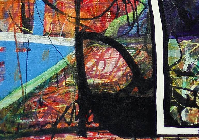 Original Abstract Expressionism Abstract Painting by Ron Wilde