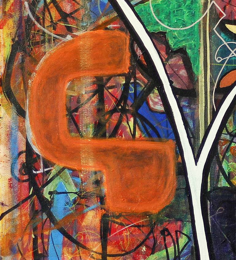 Original Abstract Expressionism Abstract Painting by Ron Wilde