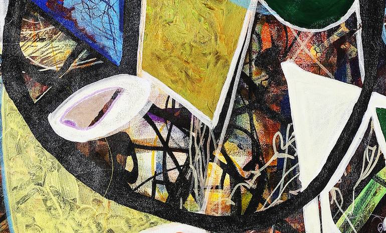 Original Abstract Expressionism Abstract Painting by Ron Wilde