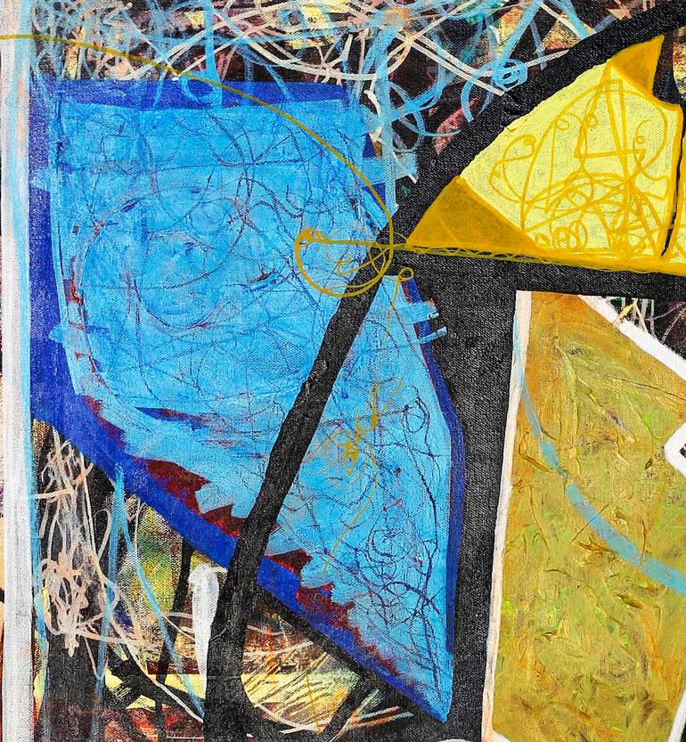 Original Abstract Expressionism Abstract Painting by Ron Wilde
