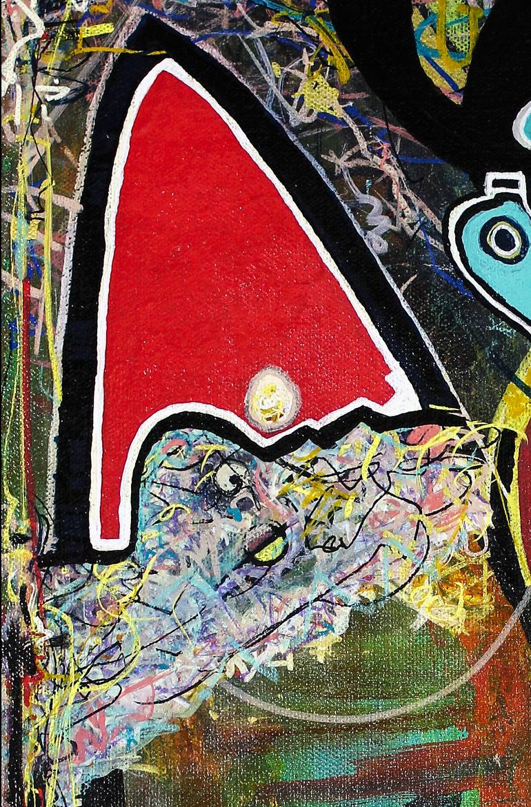 Original Abstract Expressionism Abstract Painting by Ron Wilde