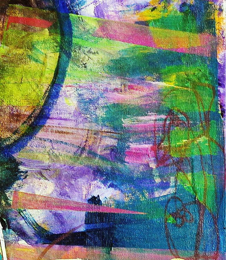 Original Abstract Expressionism Abstract Painting by Ron Wilde