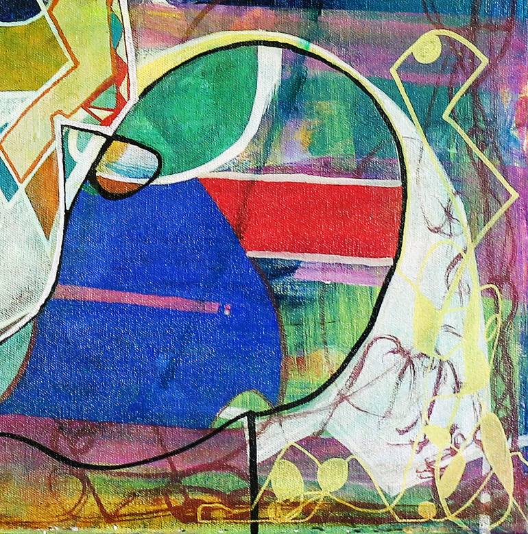 Original Abstract Expressionism Abstract Painting by Ron Wilde