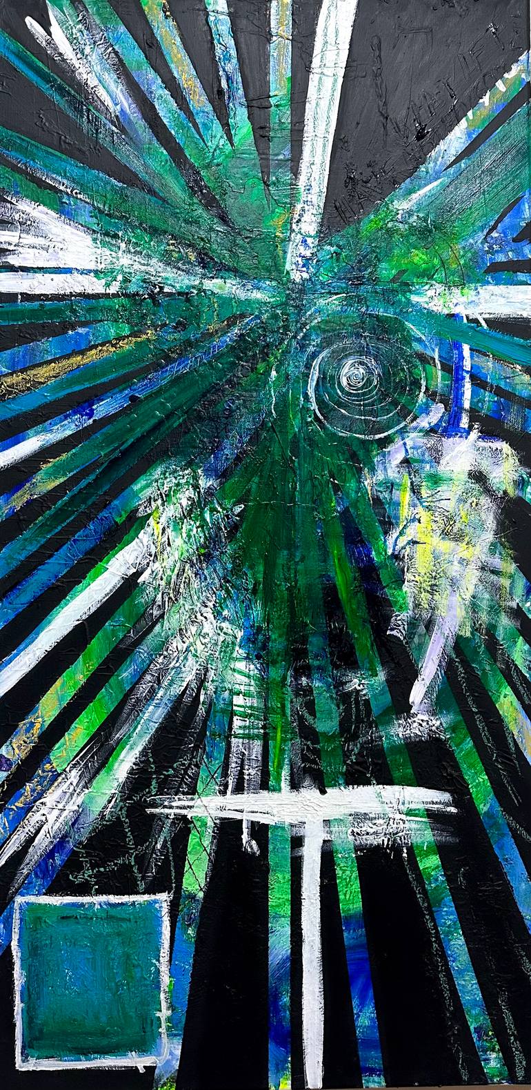 Original Abstract Painting by Michelle Saiyed | Abstract Art on Canvas | What If I Have Nothing to Say?