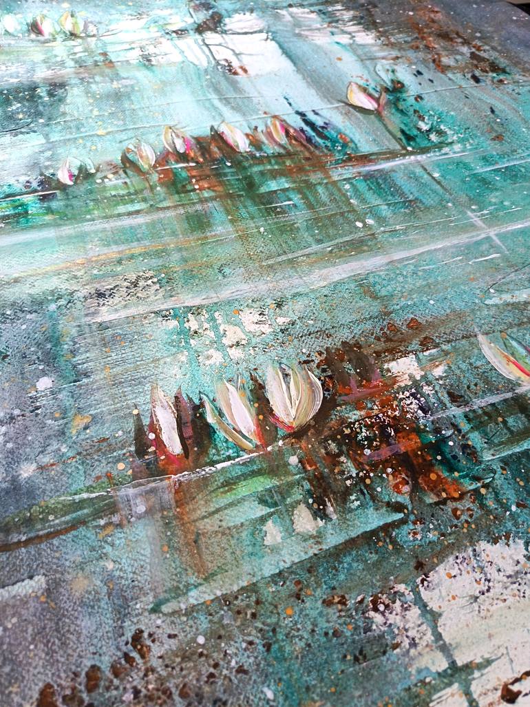 Original Expressionism Water Painting by Ann-Sofie Eriksson