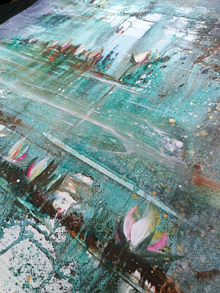 Original Expressionism Water Painting by Ann-Sofie Eriksson
