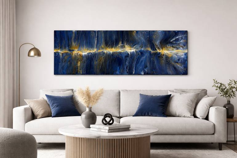 Original Abstract Mixed Media by Mihaela Colciu