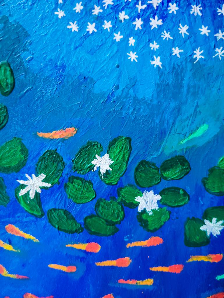 Original Surrealism Abstract Painting by Artsy Rose