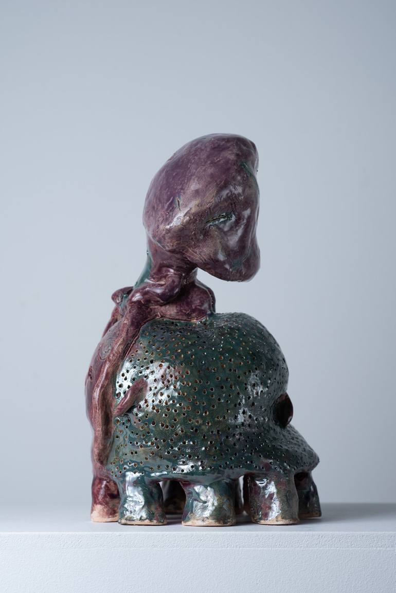 Original Figurative Animal Sculpture by Aleksandra Zawada