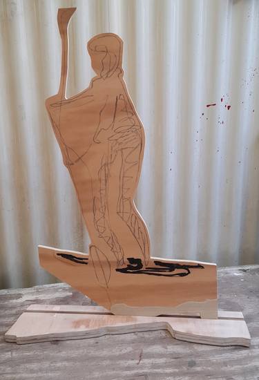 Print of Figurative Sports Sculpture by Benjamin Mitchell