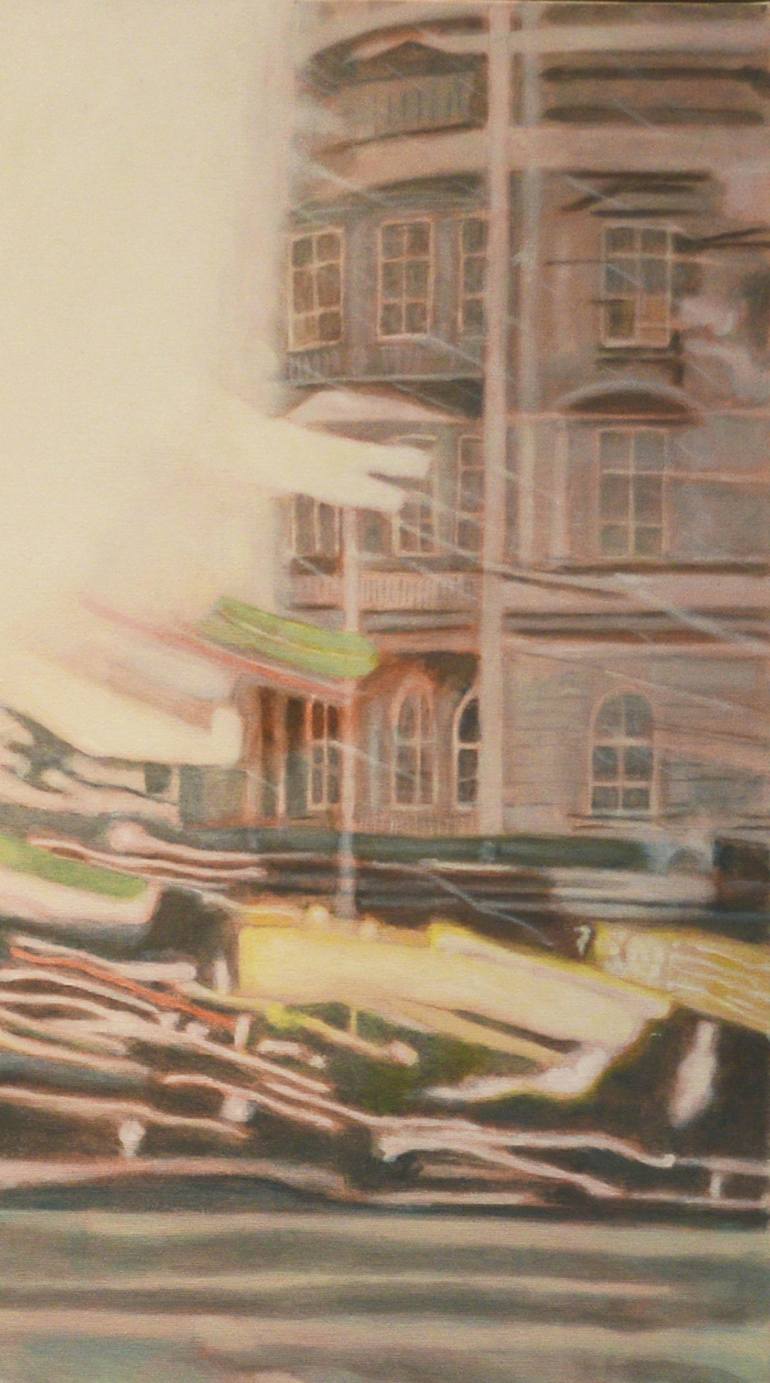 Karlsplatz II (Cityscape) Painting by Ana Markovic | Saatchi Art