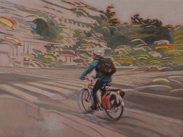 Print of Conceptual Bicycle Paintings by Ana Markovic