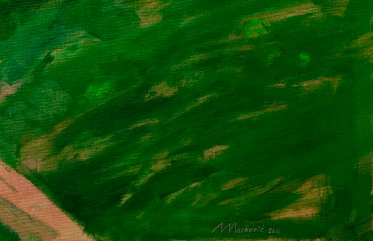 Original Expressionism Landscape Painting by Ana Markovic