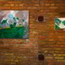 At the solo exhibition "Man in the Mirror" at DIV Art Gallery in Belgrade, 2020