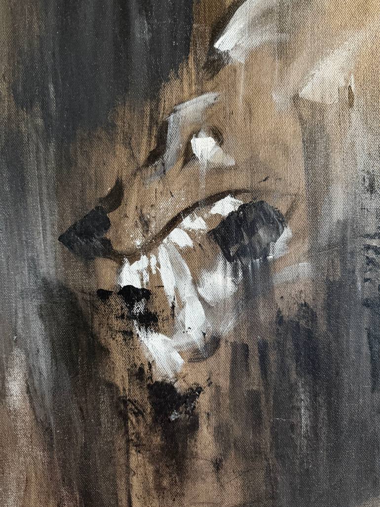 Original Abstract Expressionism Abstract Painting by Yu Sol