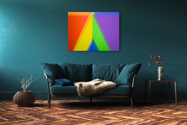 Original Color Field Painting Abstract Photography by Sabine Winnemuth