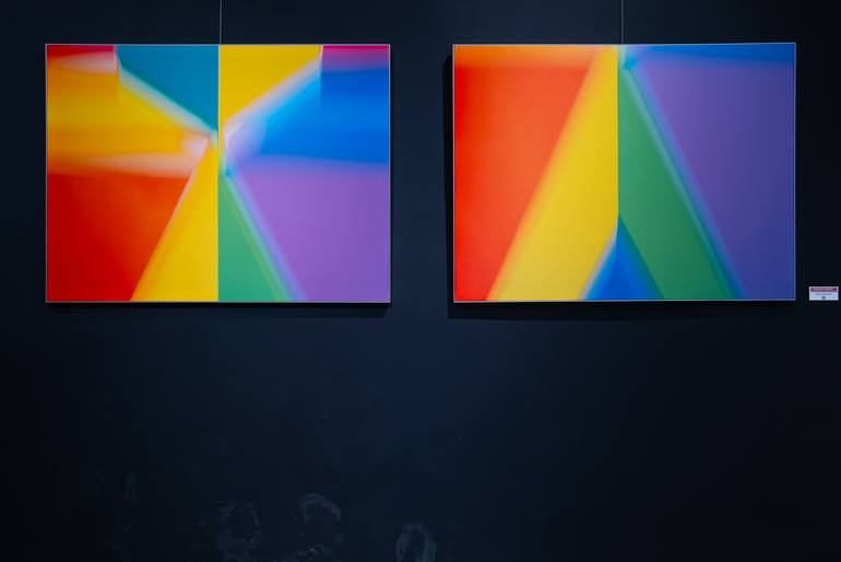 Original Color Field Painting Abstract Photography by Sabine Winnemuth