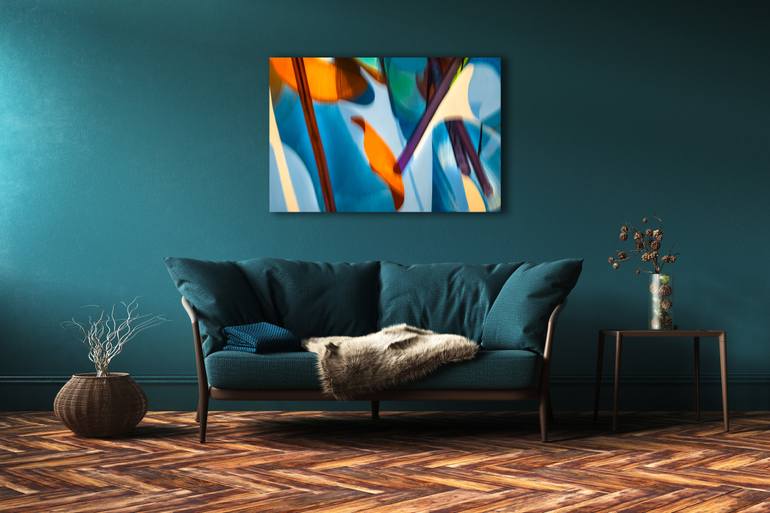 Original Color Field Painting Abstract Photography by Sabine Winnemuth