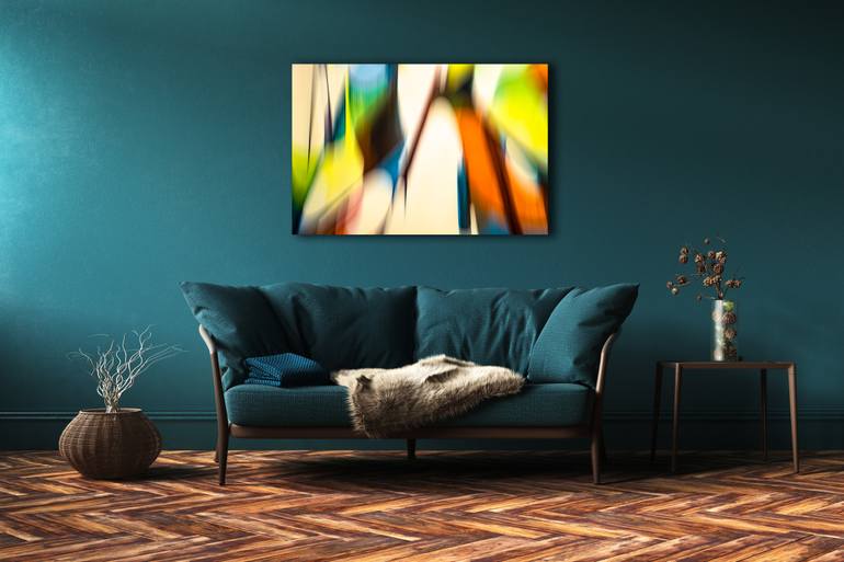 Original Color Field Painting Abstract Photography by Sabine Winnemuth