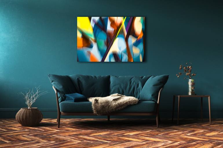 Original Color Field Painting Abstract Photography by Sabine Winnemuth