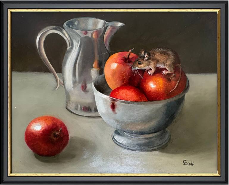 Original Photorealism Still Life Painting by Grace Diehl