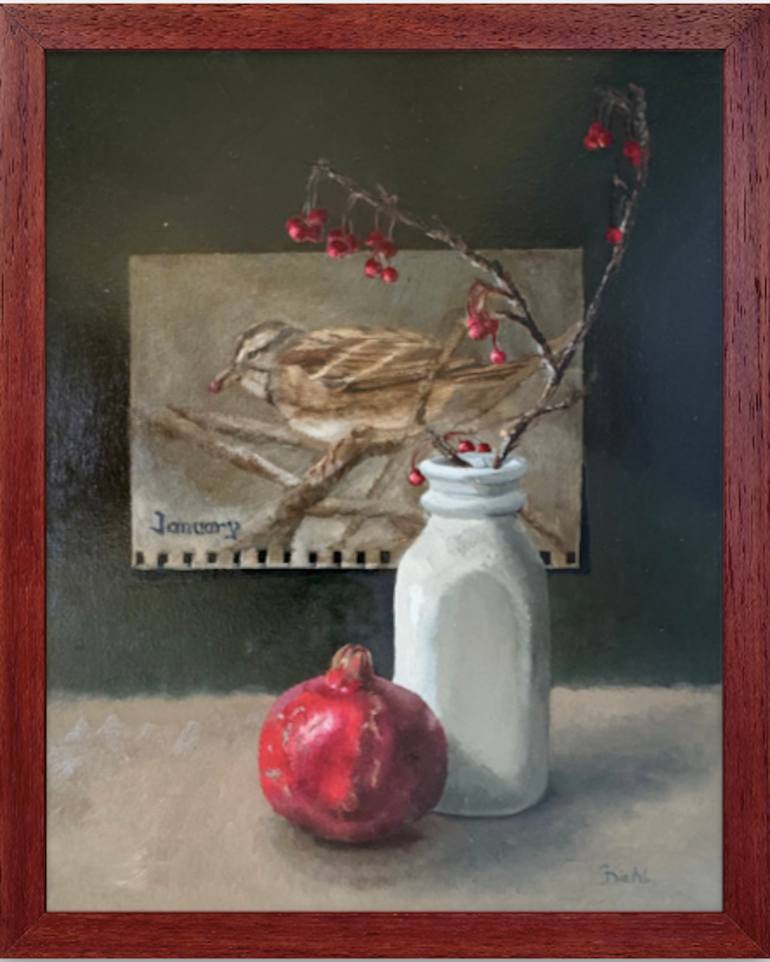 Original Photorealism Still Life Painting by Grace Diehl