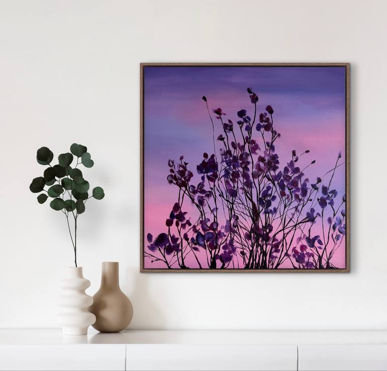Original Contemporary Floral Painting by Jothi Kanayalal