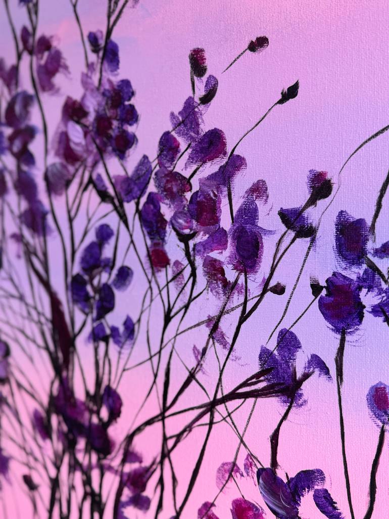 Original Contemporary Floral Painting by Jothi Kanayalal