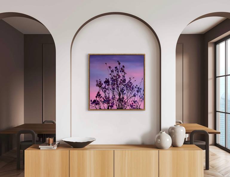 Original Contemporary Floral Painting by Jothi Kanayalal