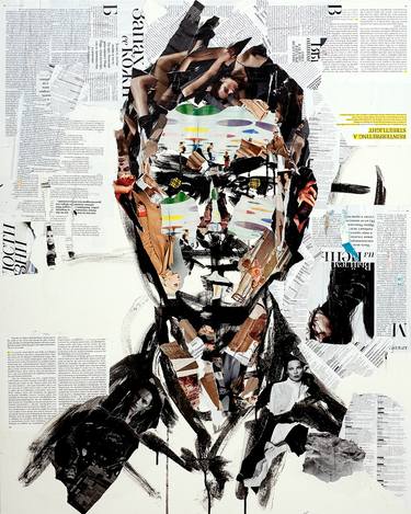 Print of Portrait Collage by Winston Torr