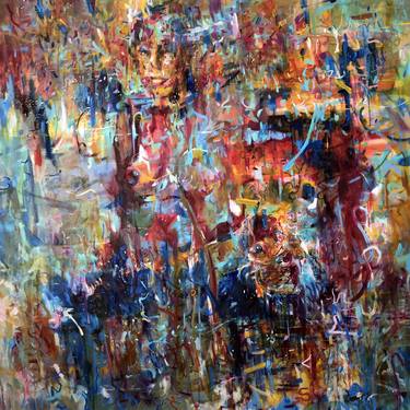 Original Figurative Abstract Paintings by Erik Shutov