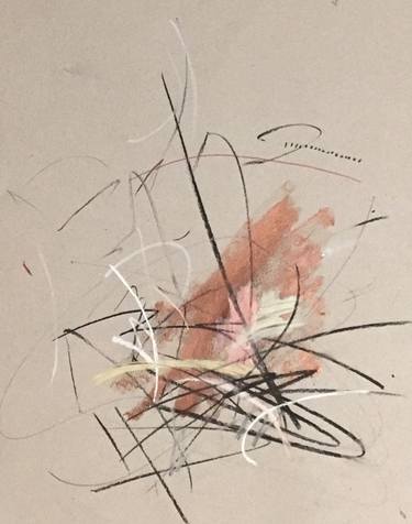 Original Abstract Expressionism Abstract Drawings by Jaime Rozen