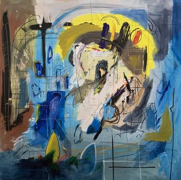 Original Abstract Expressionism Abstract Paintings by Jaime Rozen