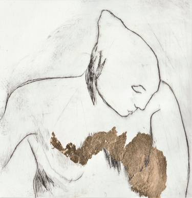 Print of Figurative Nude Printmaking by Corine Pagny