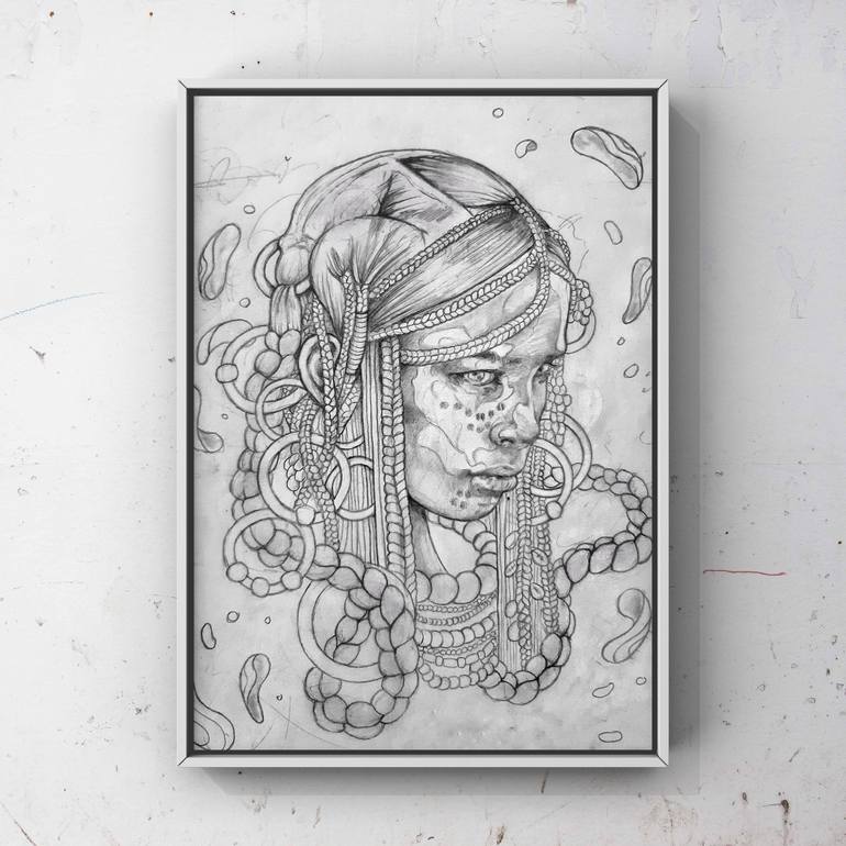 Original Figurative Women Drawing by Luke Gray