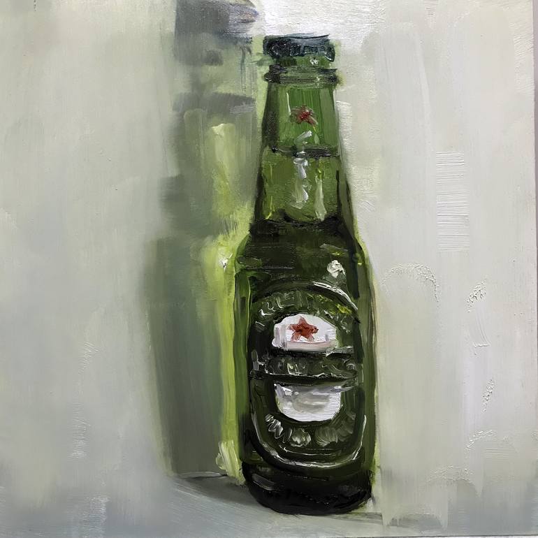 Beer on sale bottle painting