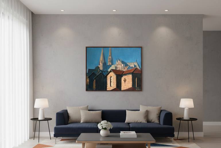 Original Impressionism Architecture Painting by Julia Smol