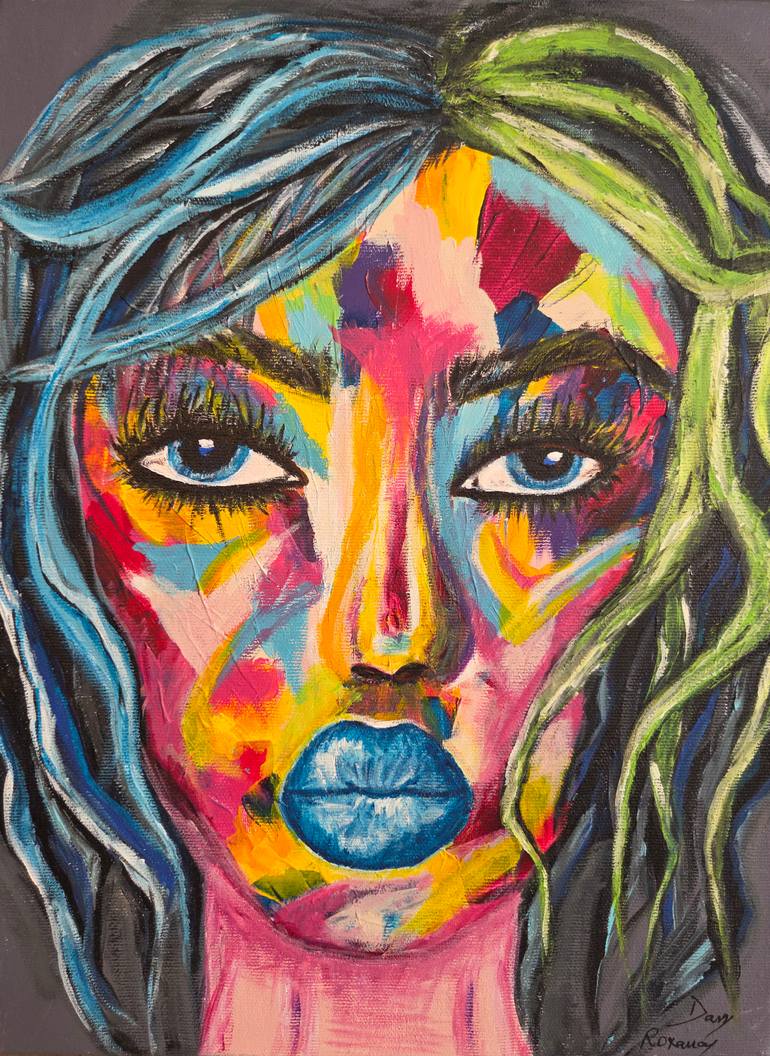 Original  Painting by roxana dan