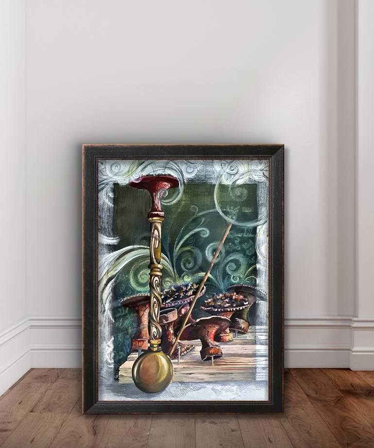 Original Symbolism Abstract Painting by Tarneem Mohssen