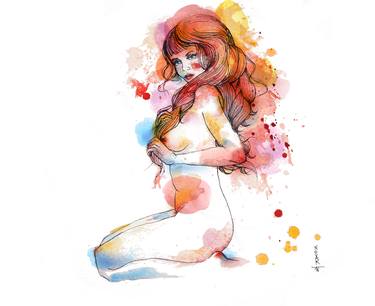 Print of Figurative Erotic Paintings by Dreya Novak