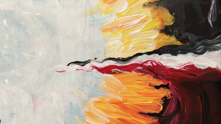 Original Abstract Expressionism Abstract Painting by Shivaikhya Perabathula