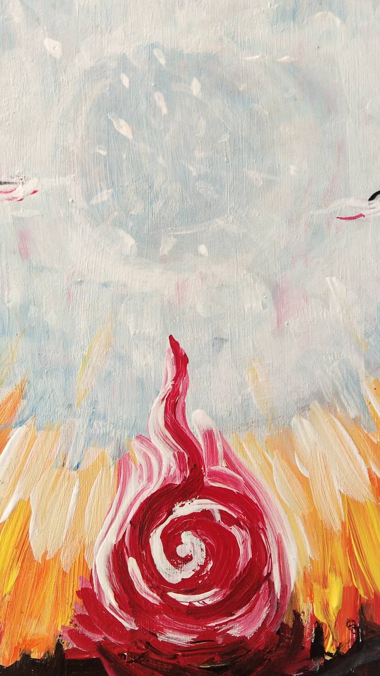 Original Abstract Expressionism Abstract Painting by Shivaikhya Perabathula