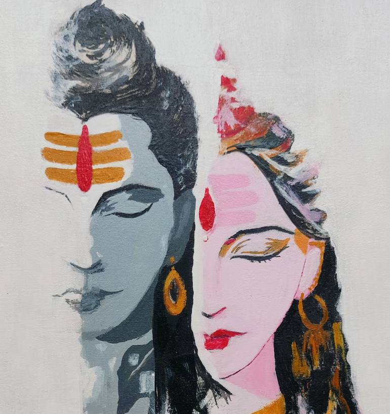 Original Abstract Expressionism Abstract Painting by Shivaikhya Perabathula