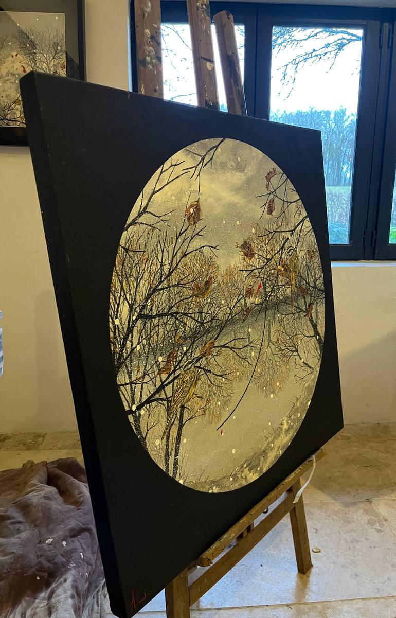 Original Symbolism Animal Painting by Arnaud Vannier