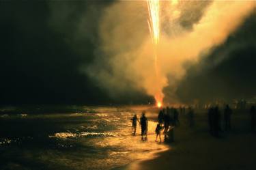 New Years Eve, Midnight. Miami South Beach thumb